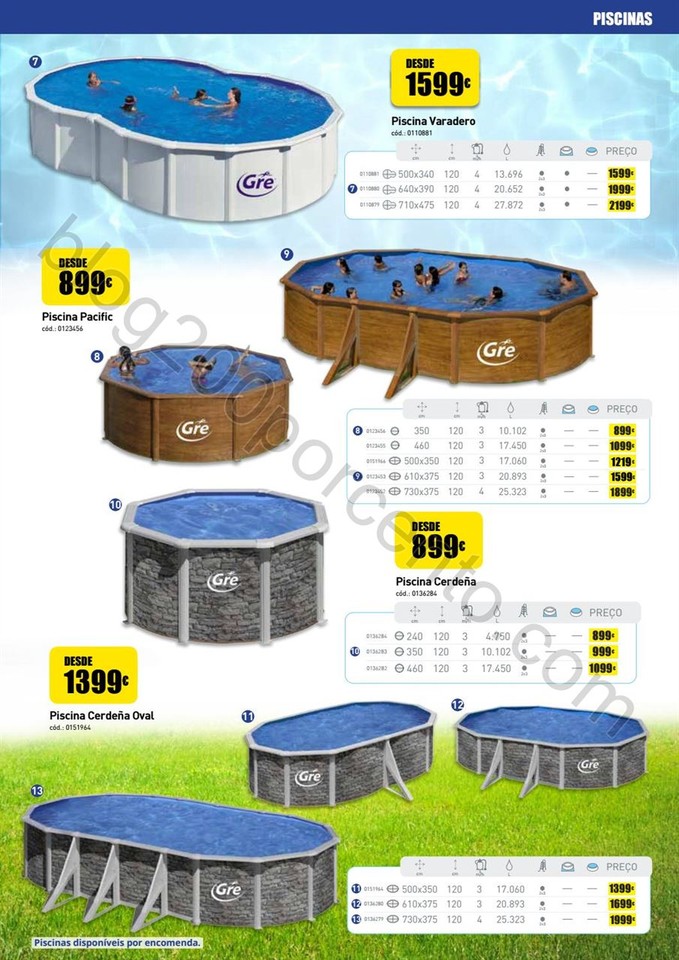Antevisão Folheto AGRILOJA Piscinas de 1 junho a 