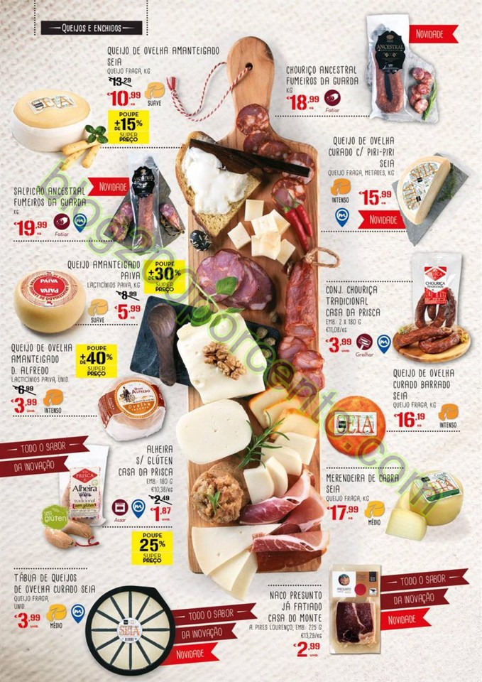 Antevisão Folheto CONTINENTE Feira queijos, enchi