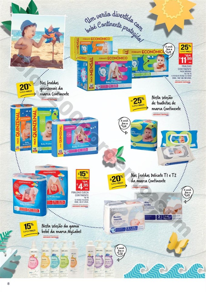 Antevisão Folheto CONTINENTE Bebé Promoções de