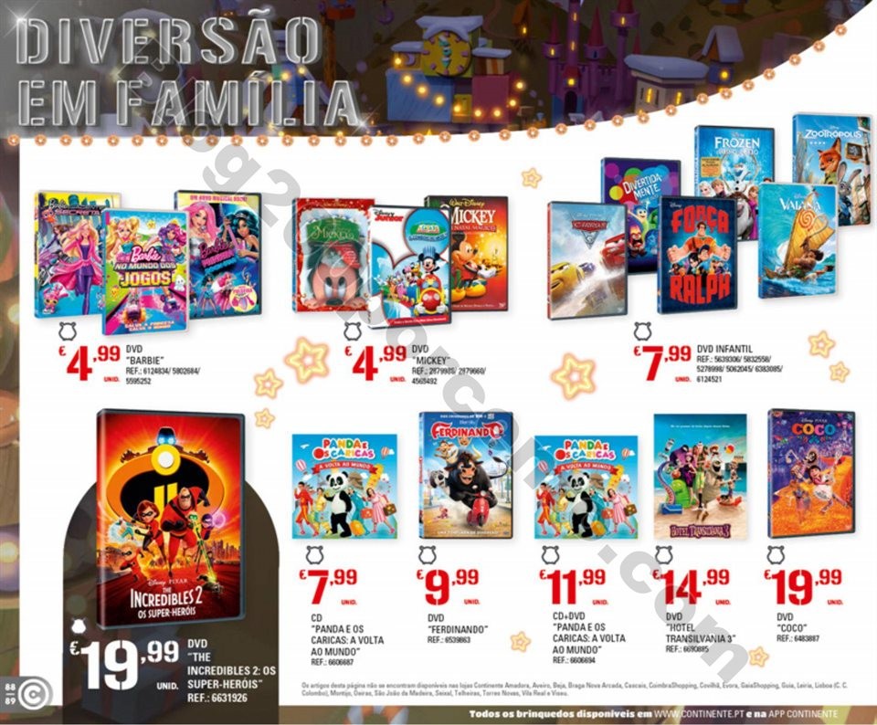 catálogo brinquedos continente 13 novembro a 9 de
