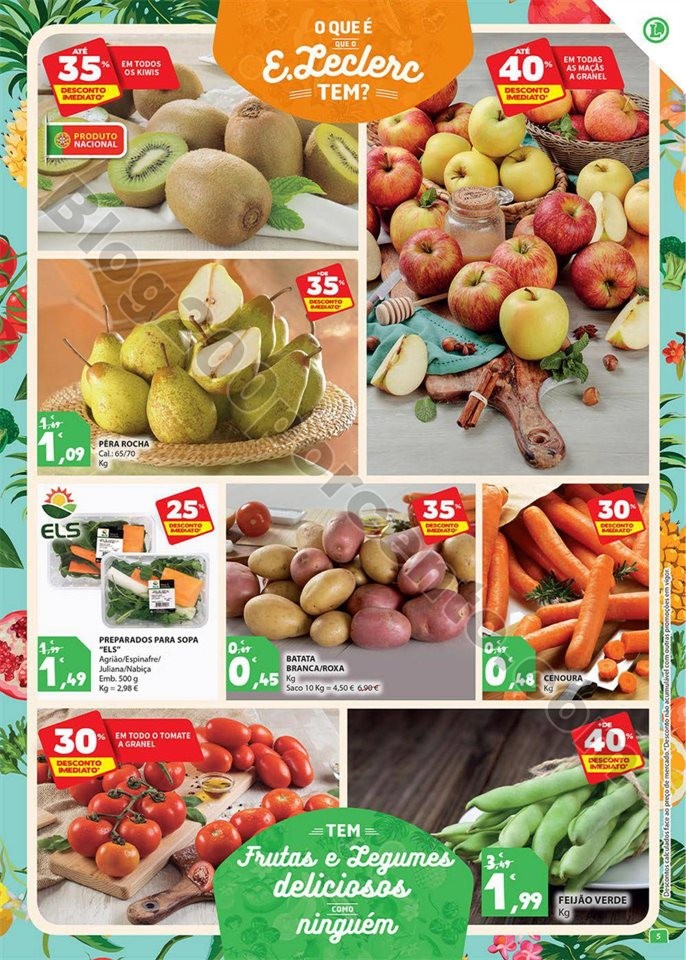 Antevisão Folheto E-LECLERC Promoções de 4 a 10