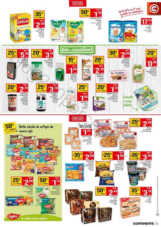 Antevisão Folheto CONTINENTE Promoções de 9 a 1