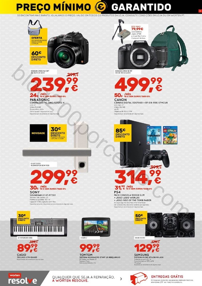 Antevisão Folheto WORTEN Promoções de 3 a 19 ab