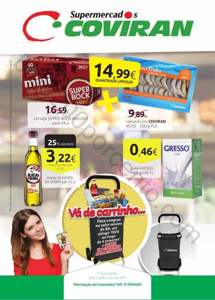 Antevisão Folheto COVIRAN Promoções de 6 a 18 j