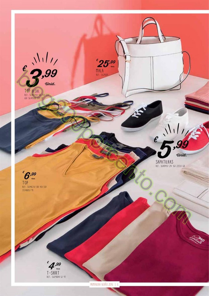 Antevisão Folheto CONTINENTE Moda Primavera de 8 