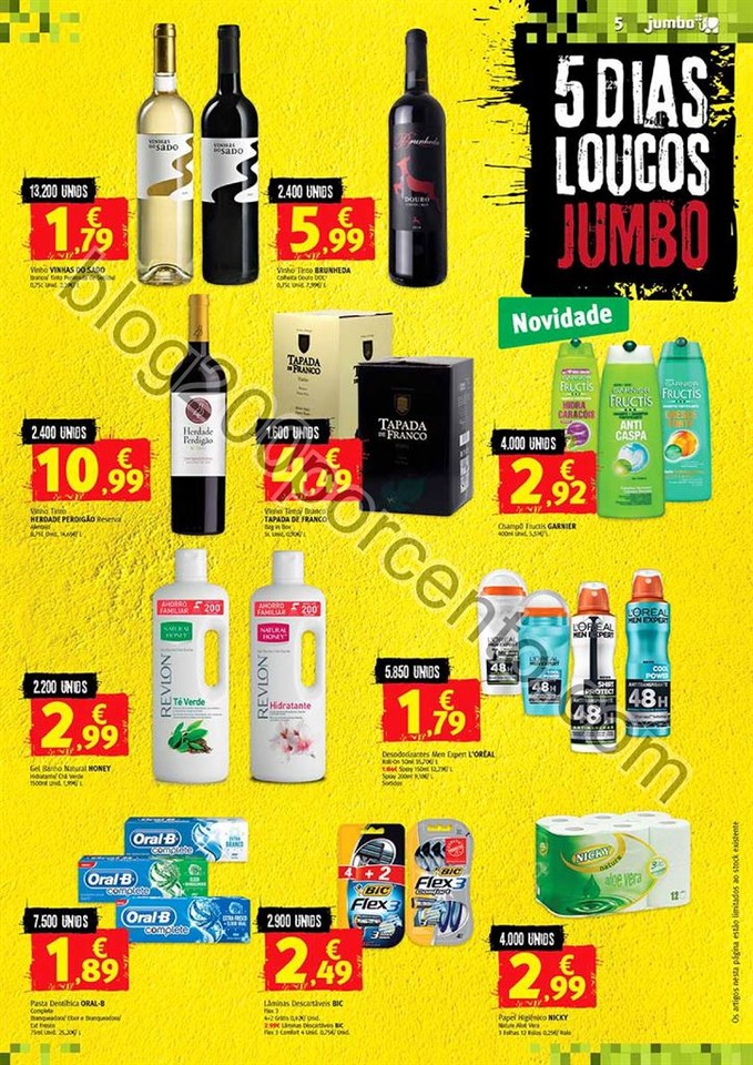 Antevisão Folheto JUMBO 5 dias loucos de 24 a 30 