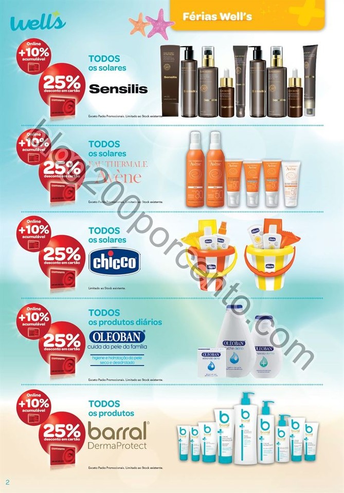 Novo Folheto WELLS promoções de 26 julho a 22 ag