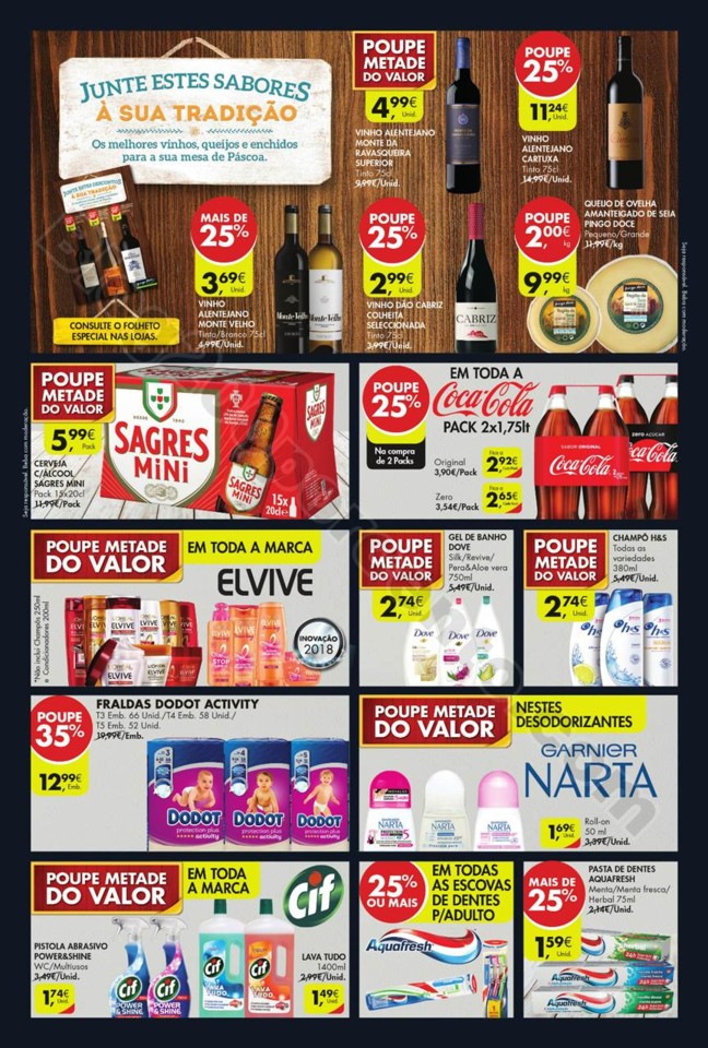 Antevisão Folheto PINGO DOCE Fim de semana promo