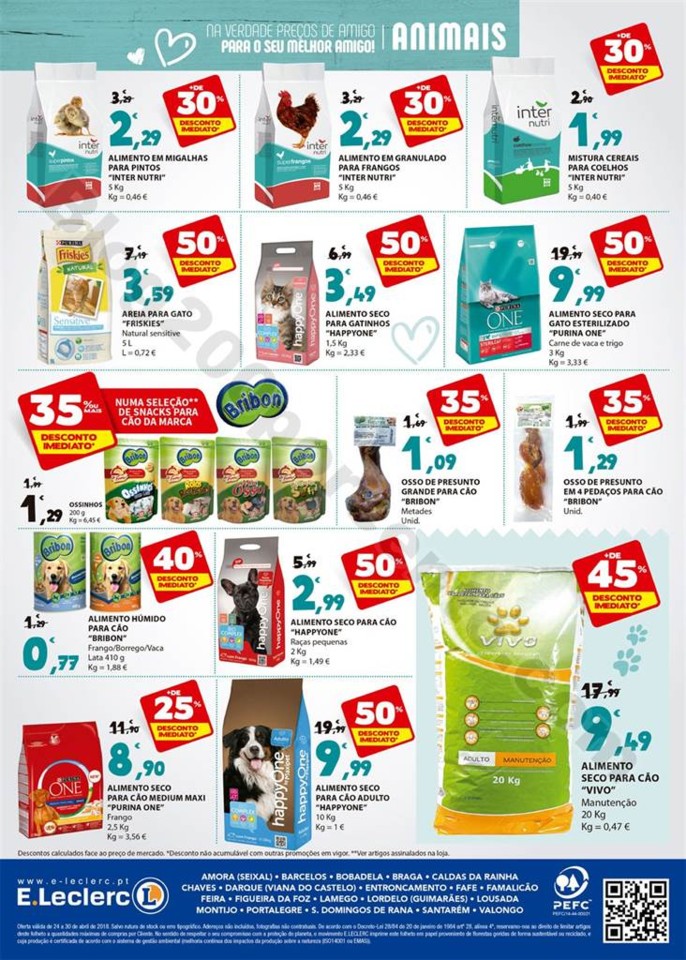 Antevisão Folheto E-LECLERC Promoções de 24 a 