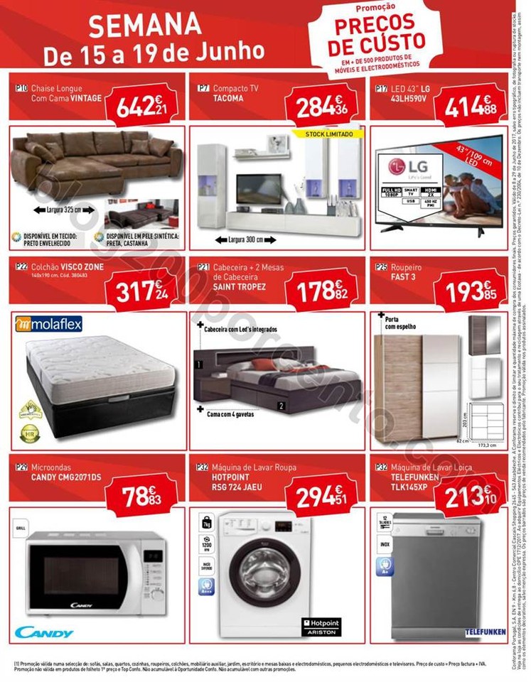 Novo FOlheto CONFORAMA Promoções de 8 a 29 junho