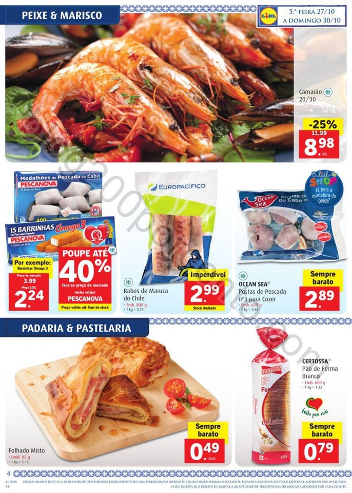 Antevisão Folheto LIDL Promoções de 27 outubro 