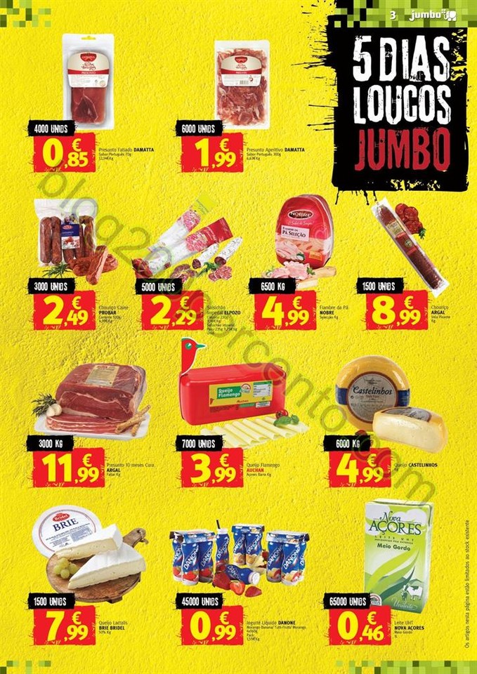 Antevisão Folheto JUMBO 5 dias loucos promoções