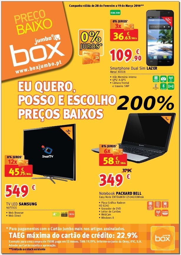 Antevisão folheto | JUMBO - BOX | de 28 fevereiro a 19 março