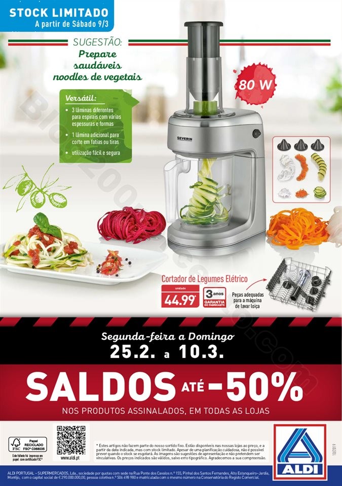 Antevisão Folheto ALDI Promoções a partir de 6 