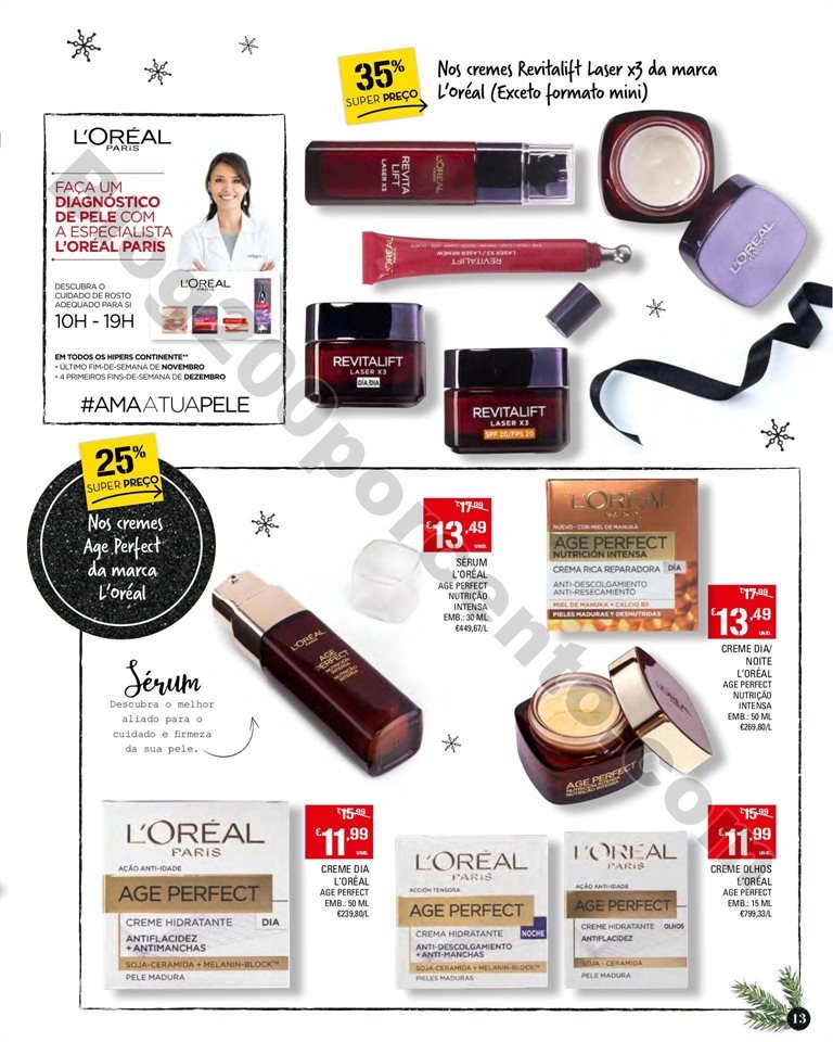 Antevisão Folheto CONTINENTE Fim de ano em Beleza