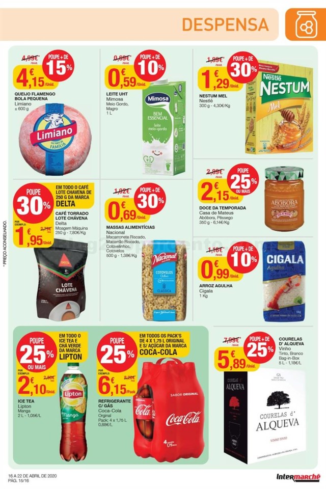Antevisão Folheto INTERMARCHÉ Promoções de 16 