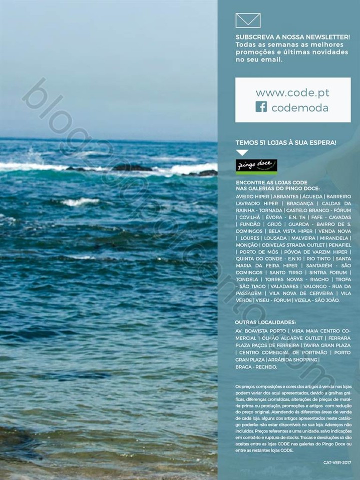 Antevisão Folheto CODE - PINGO DOCE Praia - Verã