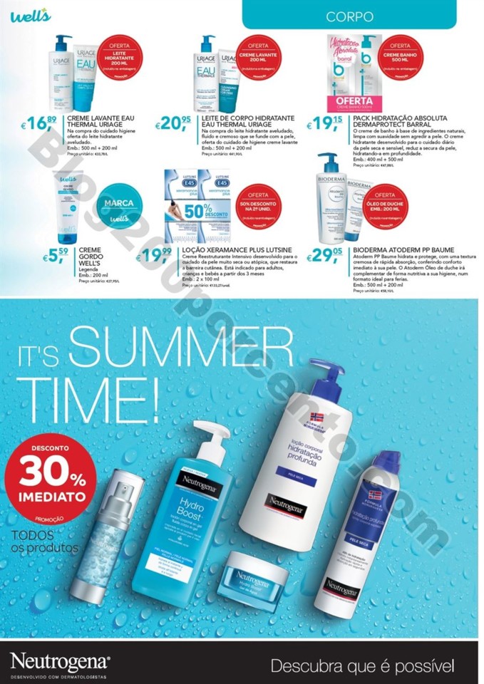 Antevisão Folheto WELLS Promoções de 30 julho a