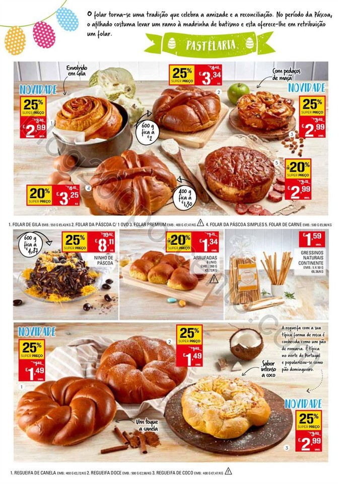Antevisão Folheto CONTINENTE Extra Páscoa promo