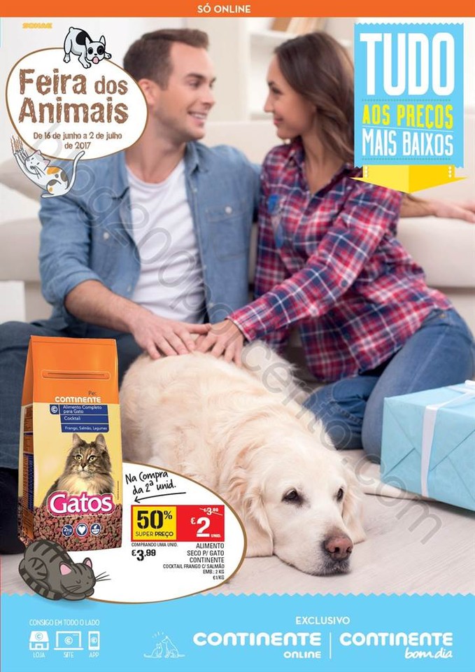 Novo Folheto CONTINENTE Extra Pet Care promoções