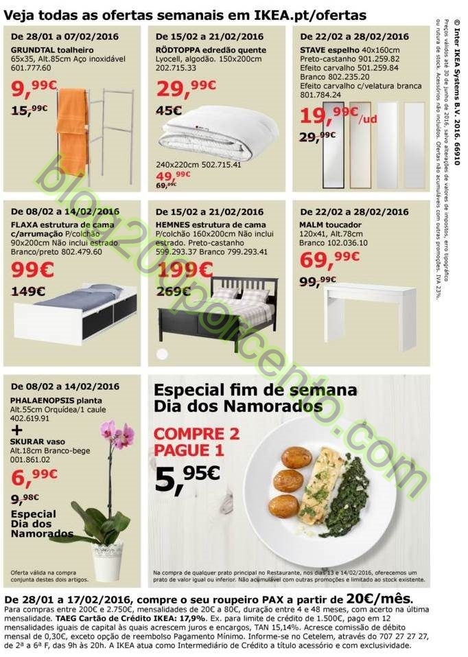 Antevisão Folheto IKEA Promoções de 28 janeiro 