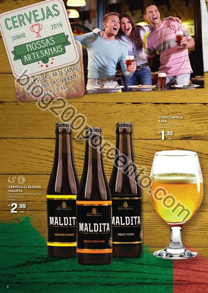 Antevisão Folheto CONTINENTE Cervejas promoções
