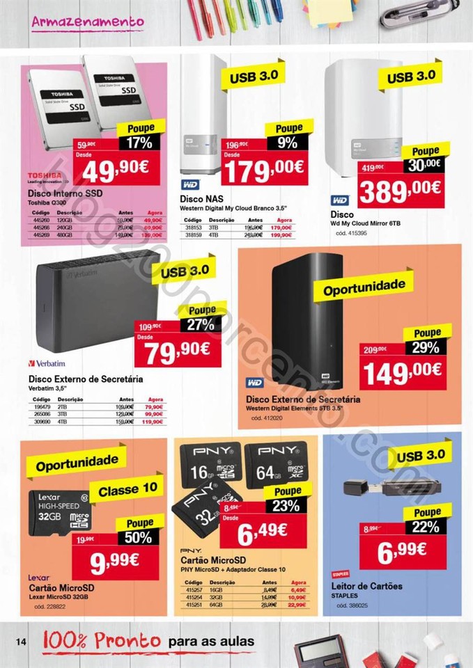 Novo Folheto STAPLES promoções de 8 a 27 setembr