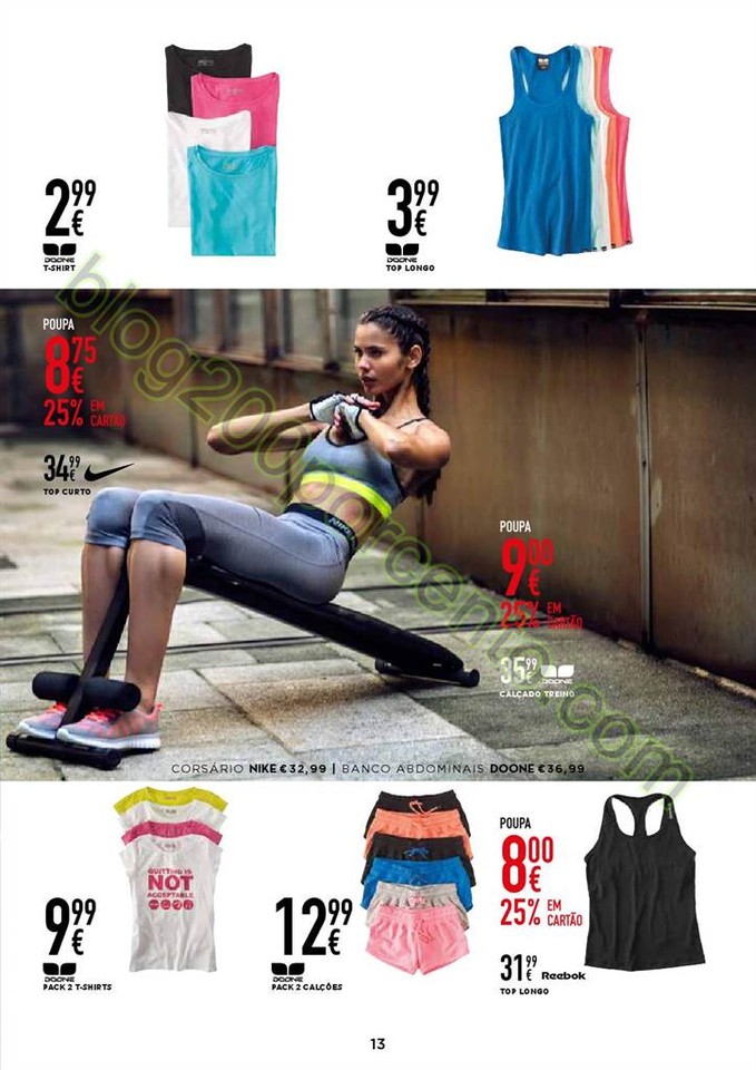 Novo Folheto SPORT ZONE promoções de 28 março a