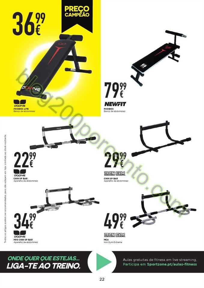 Novo Folheto SPORT ZONE Promoções até 31 outubr
