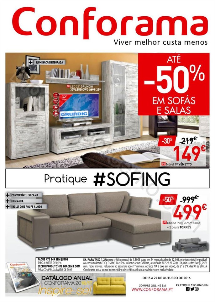 Antevisão Folheto CONFORAMA Promoções de 13 a 2