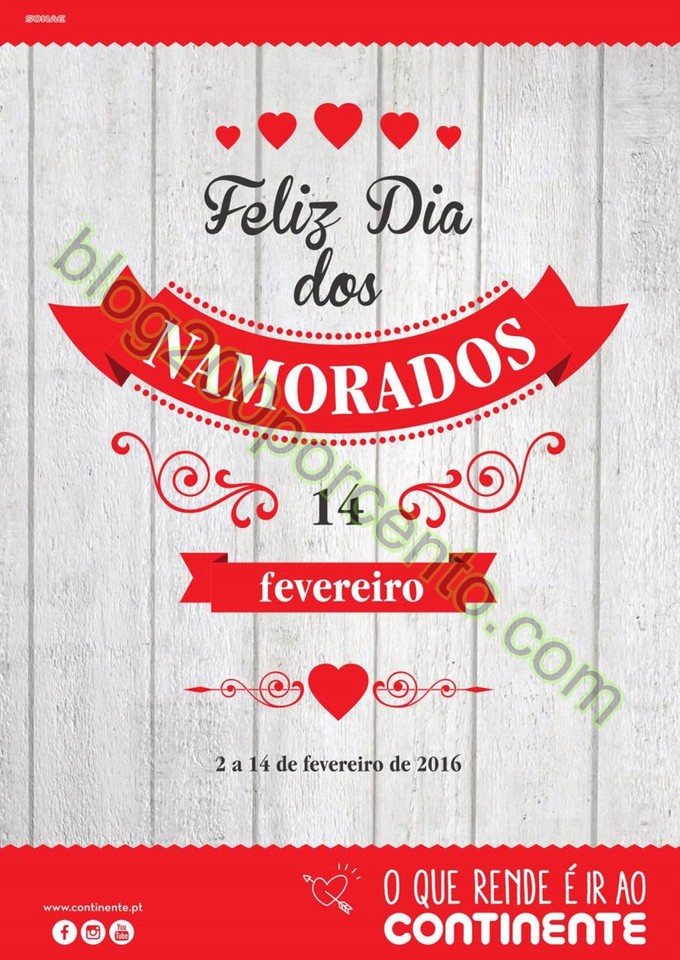 Antevisão Folheto CONTINENTE Dia dos Namorados de