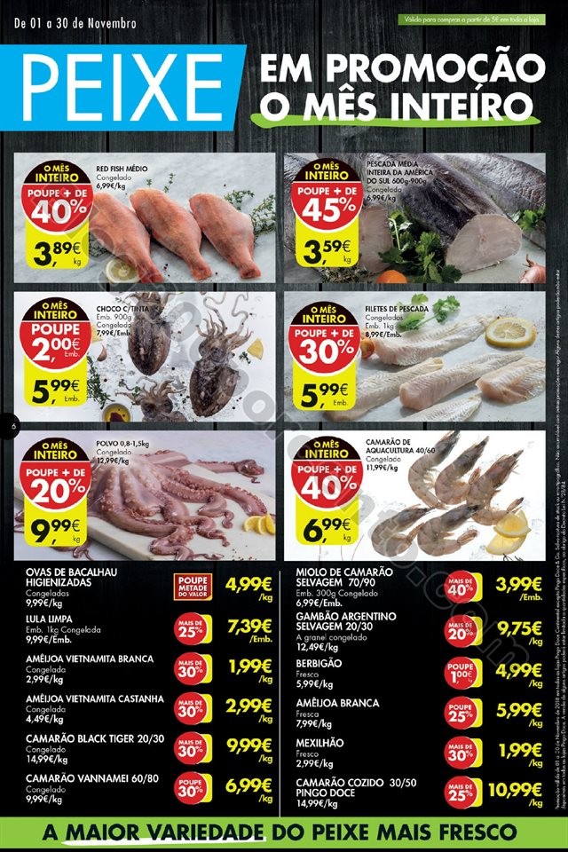 Antevisão Folheto PINGO DOCE Promoções de 30 ou