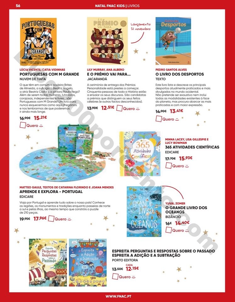 Antevisão Folheto FNAC Natal Kids Promoções de 