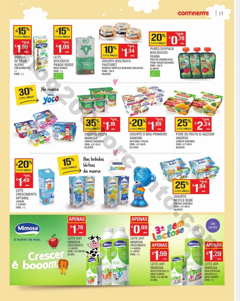 Feira Bebé CONTINENTE Promoções de 7 a 28 janei