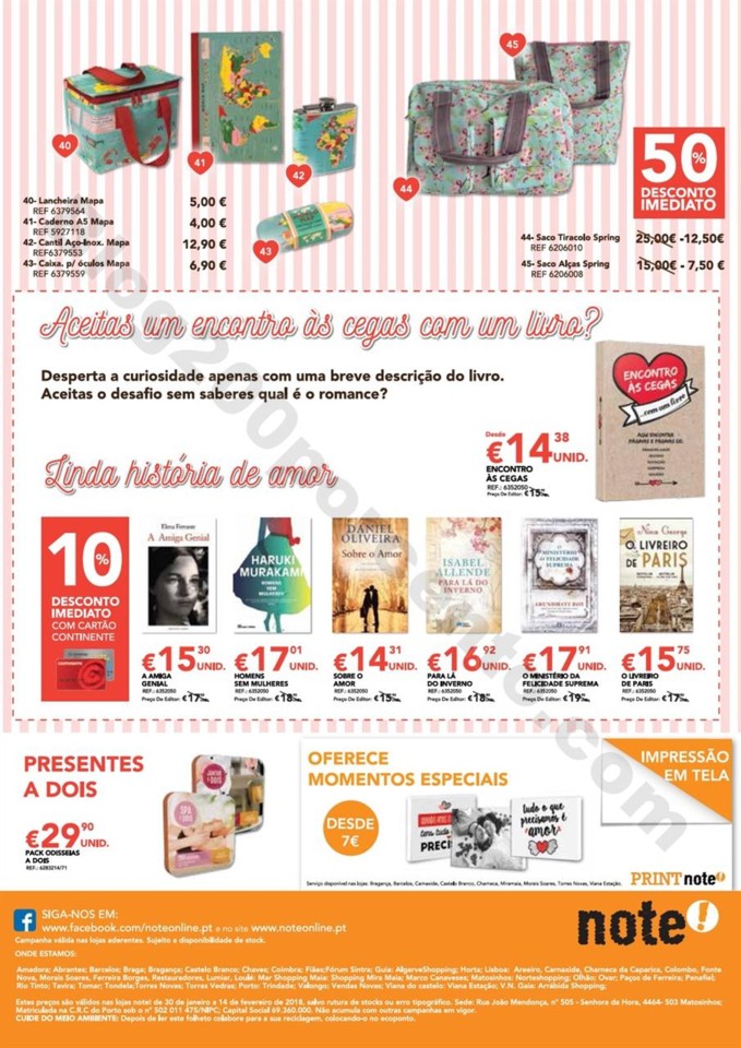 Novo Folheto NOTE Dia dos namorados promoções at