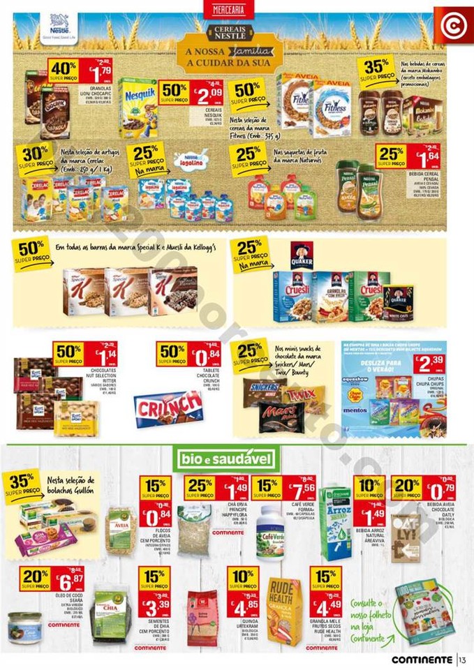 Antevisão Folheto CONTINENTE Promoções de 11 a 
