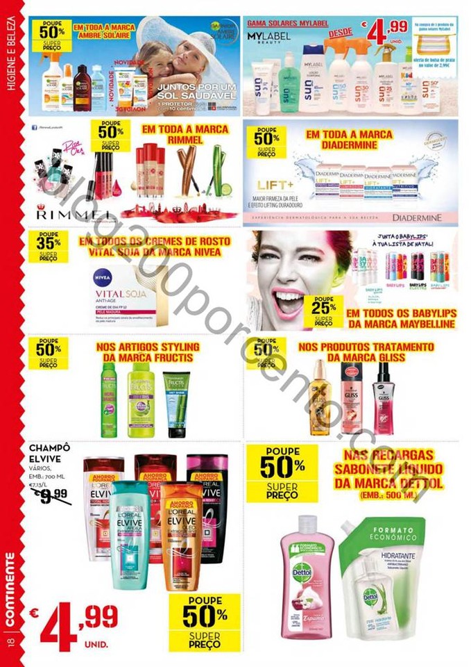 Antevisão Folheto CONTINENTE - MODELO Madeira de 