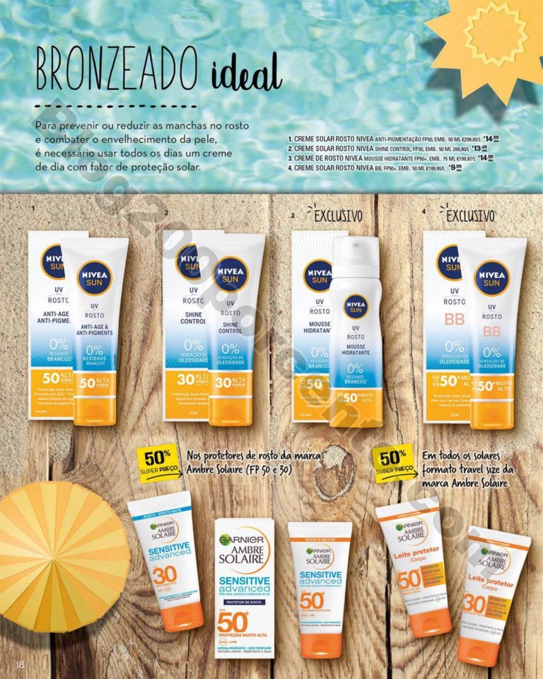 Antevisão Folheto CONTINENTE Beleza verão promo