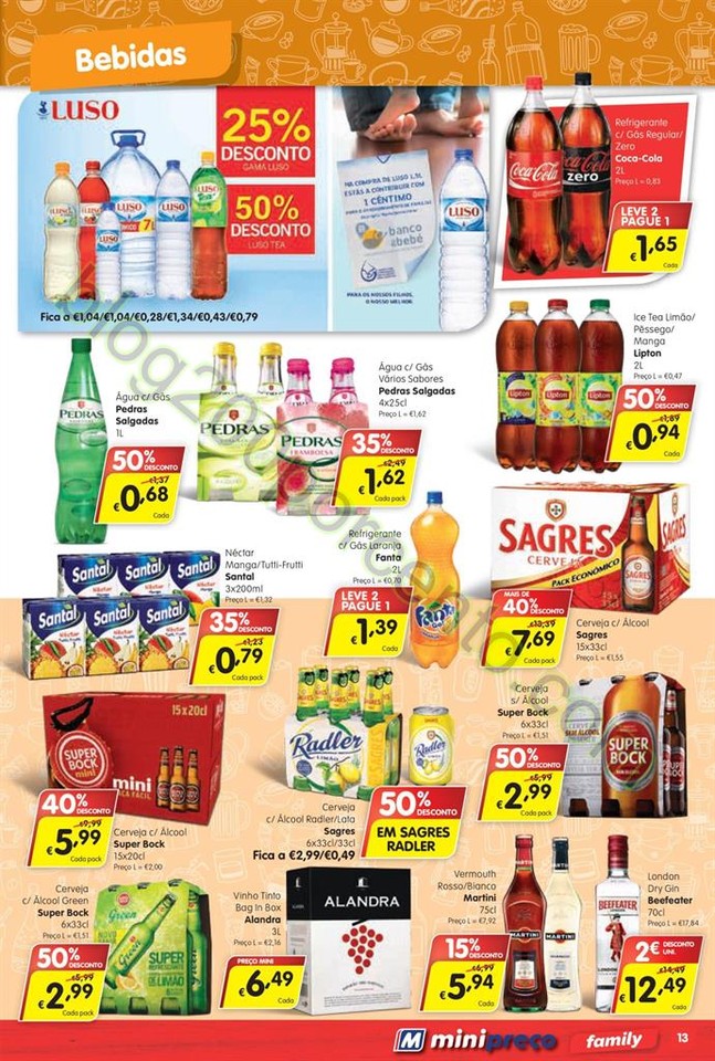 Antevisão Folheto MINIPREÇO family promoções d