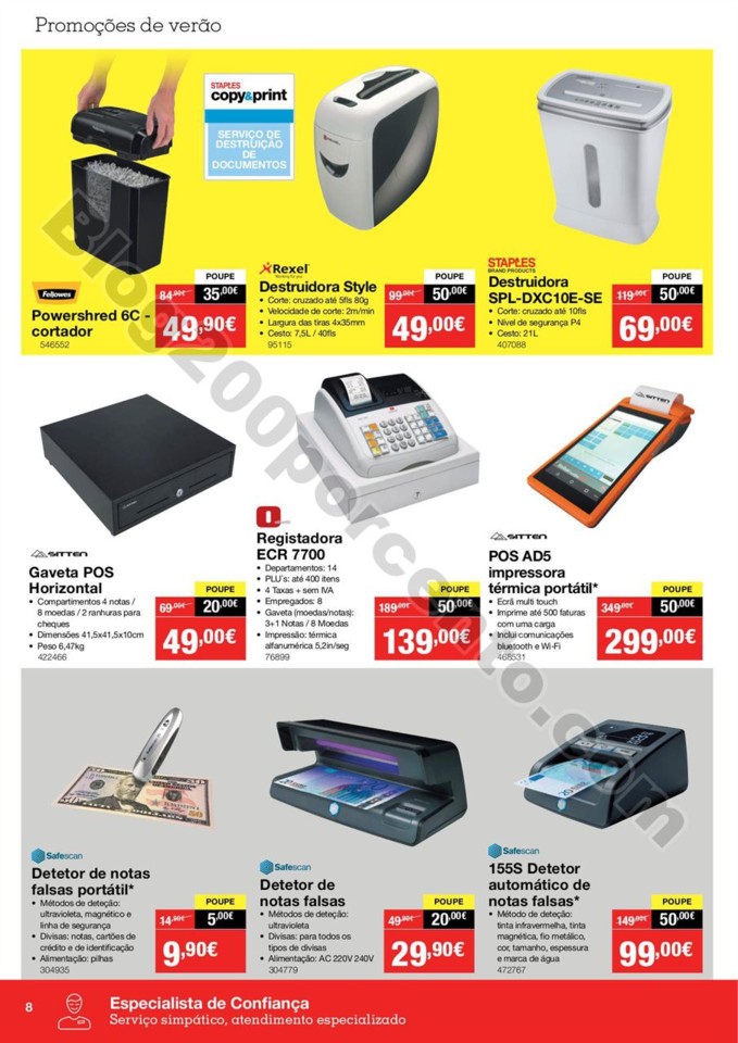 Antevisão Folheto STAPLES Promoções de 7 a 22 a