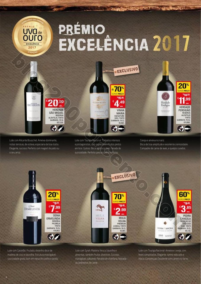 Antevisão Folheto CONTINENTE Vinhos promoções d