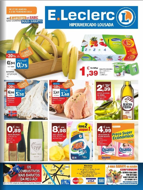 Novo folheto | E-LECLERC | Lousada - até 2 fevereiro