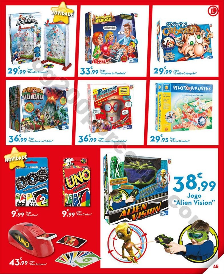 Antevisão Folheto E-LECLERC Brinquedos natal prom
