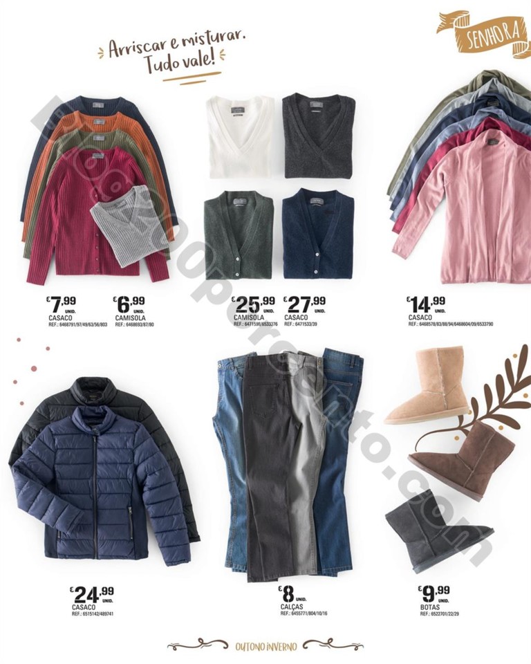 Antevisão folheto CONTINENTE Moda outono - invern