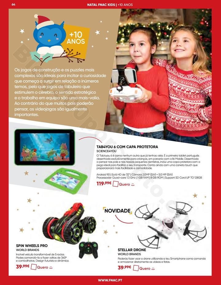 Antevisão Folheto Natal FNAC Kids promoções at