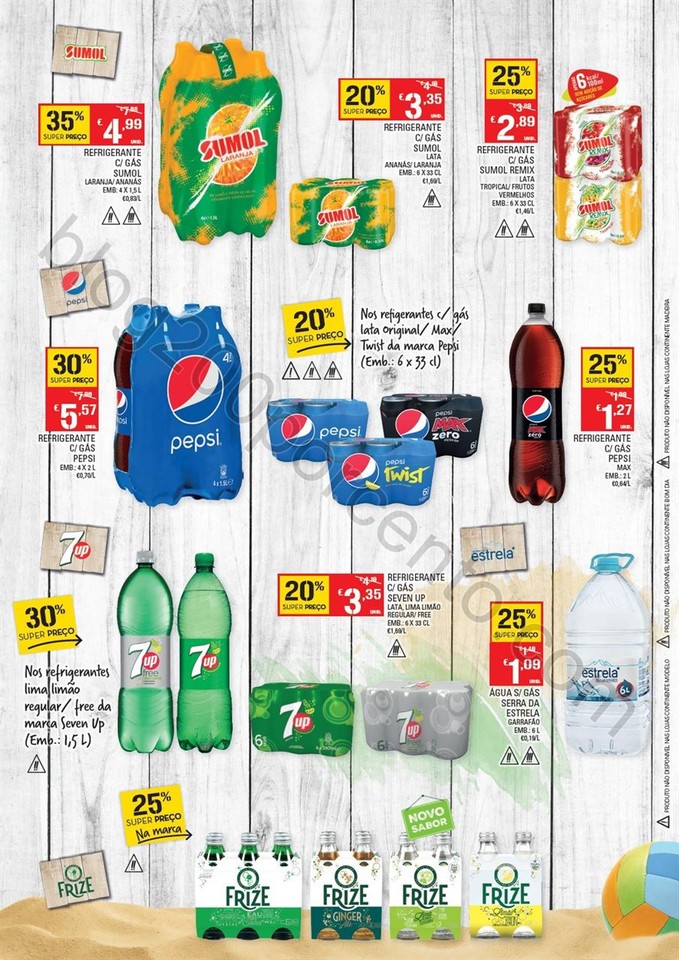 Antevivisão Folheto CONTINENTE Bebidas verão pro
