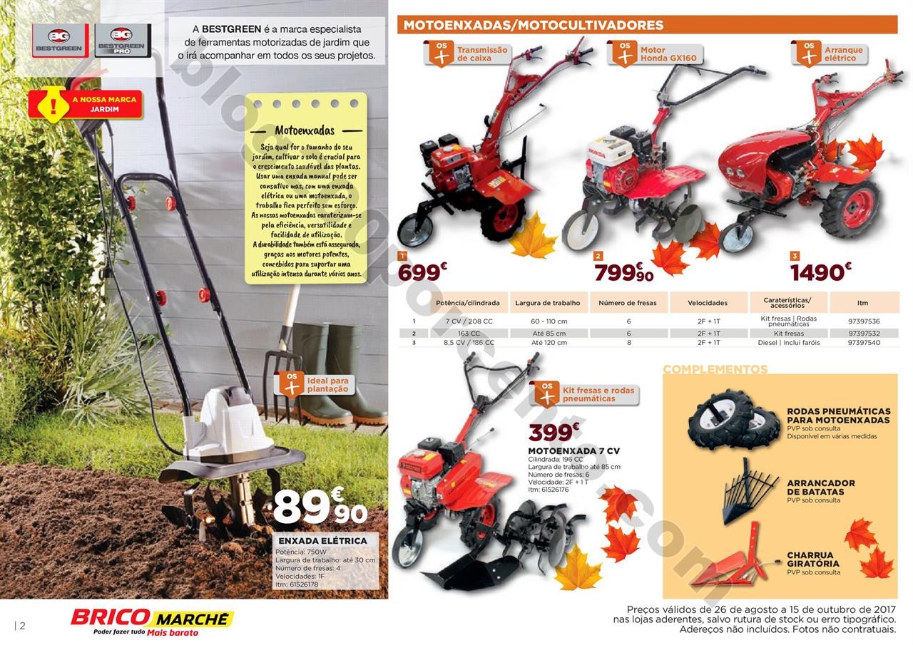 Novo Folheto BRICOMARCHÉ promoções até 15 outu