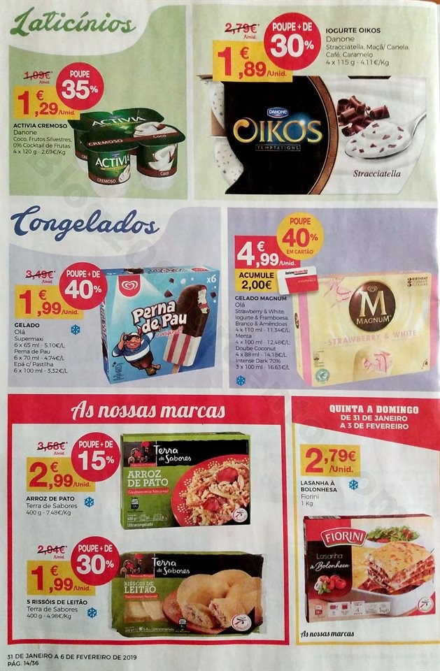 antevisao folheto Intermarche 31 janeiro a 6 fever