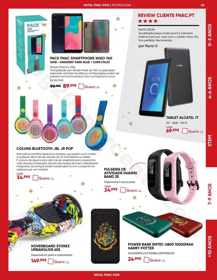 Antevisão Folheto Natal FNAC Kids promoções at