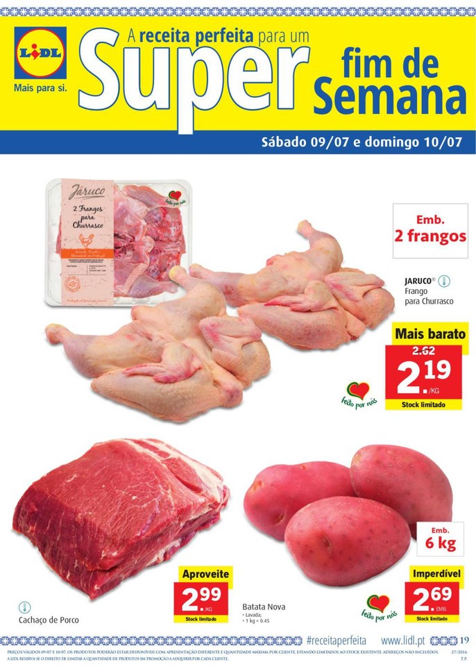Antevisão Folheto LIDL Promoções de 7 a 13 julh